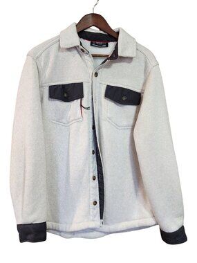 Avalanche Kilkenny Sherpa Lined Shirt Jacket Mens Size Medium